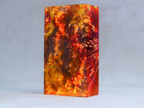 Stabilized Maple Burl Wood Mod Block